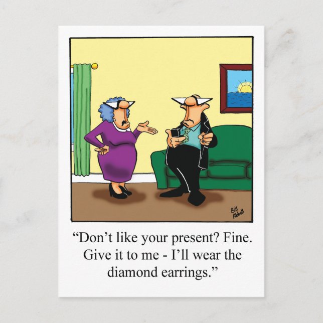 Carte postale drôle de joyeux anniversaire (Devant)