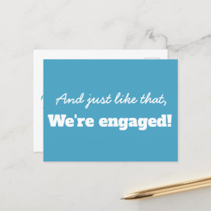 Carte Postale Drôle de la typographie moderne Enregistrer la dat