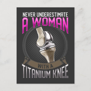 Carte Postale Drôle de récupération de chirurgie du genou Hôpita