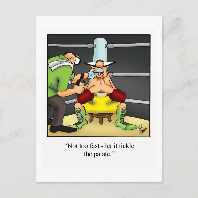 Carte postale drôle de vin "Spectickles" (Devant)