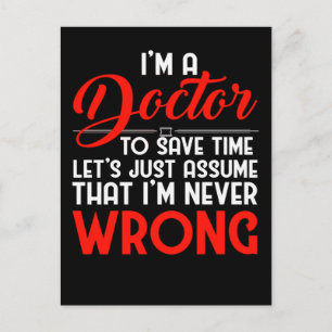Carte Postale Drôle Docteur Humour