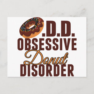 Carte Postale Drôle Donut