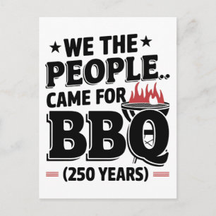 Carte Postale Drôle du 4 juillet 250e anniversaire de juillet