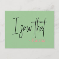 Drôle, j'ai vu ce slogan de citation karma