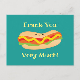 Carte Postale Drôle Merci Beaucoup Humoristique Jeu de Mots sur 