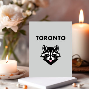 Carte Postale Drôle Mocking Toronto Raccoon Couleur claire