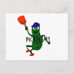 Carte Postale Drôle Pickleball
