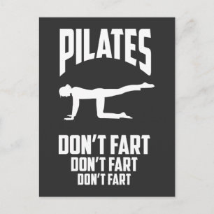 Carte Postale Drôle Pilates entraînement Fart Gym Exercice Plais