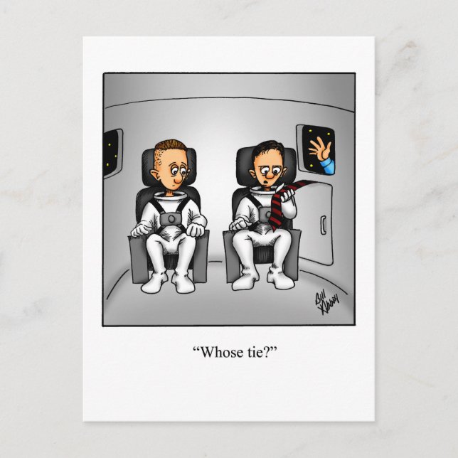 Carte postale drôle pour penser à toi (Devant)