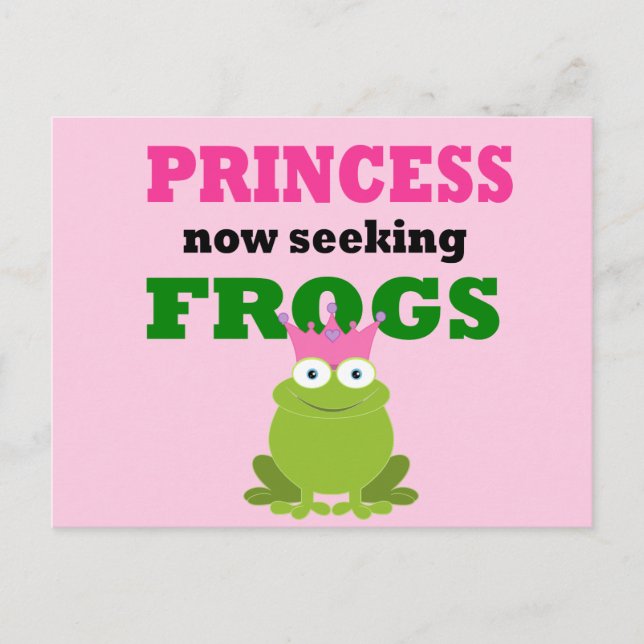 Carte Postale Drôle Princesse (Devant)