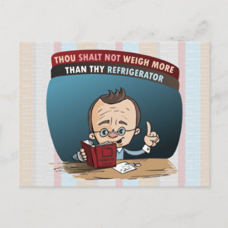 Carte Postale Drôle Régime alimentaire Perdre du poids