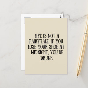 Carte Postale Drôle sarcastique dit citations célèbres