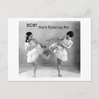 Carte Postale Drôle Soeurs Vintages Me Danser