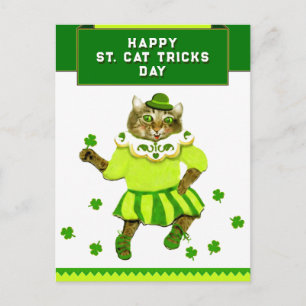 Carte Postale Drôle St. Patrick's Day Chat