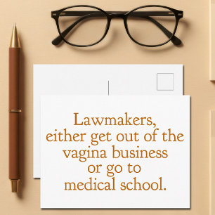 Carte Postale Drôle Texas Abortion Laws Pro Choice Women Citatio