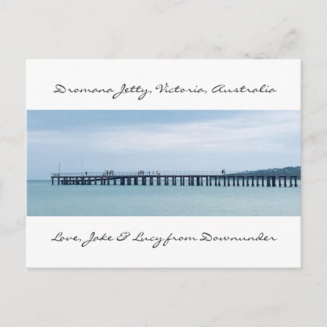 Carte Postale Dromana Jetty, Victoria, Australie (Devant)
