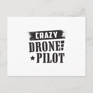 Carte Postale Drones pilotes Quadcopter drones FPV Drôle cadeau