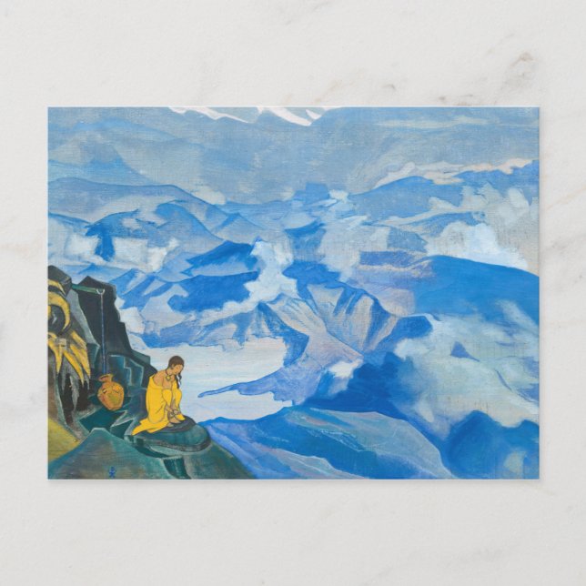 Carte Postale Drops of Life, 1924 par Nicholas Roerich (Devant)