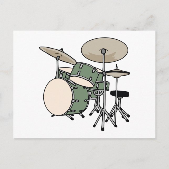 Carte Postale Drum  (Devant)