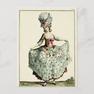 Carte postale du 18e siècle