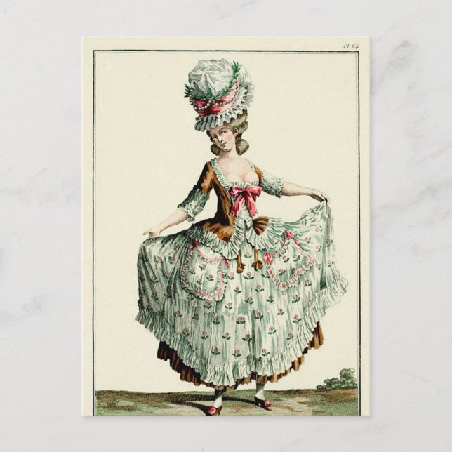 Carte postale du 18e siècle (Devant)