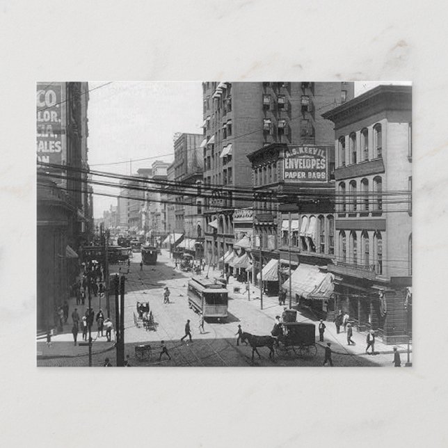Carte postale du 1903 4th St St. Louis Missouri (Devant)
