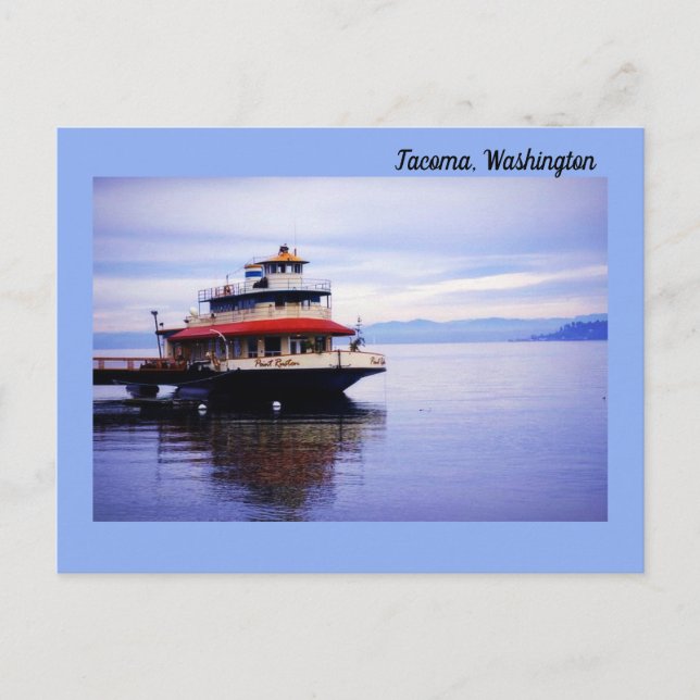 Carte postale du bateau Ruston Tacoma (Devant)