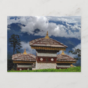 Carte postale du Bhoutan