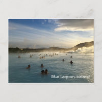 Carte postale du Blue Lagoon Islande