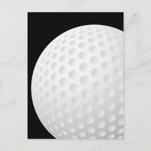 Carte postale du boule de golf
