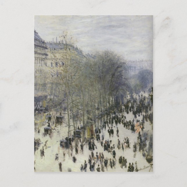 Carte postale du boulevard des Capucines (Devant)