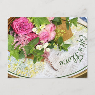 Carte postale du Cafe de Flore à Paris