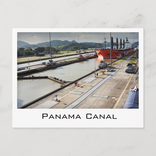 Carte postale du canal de Panama (Devant)