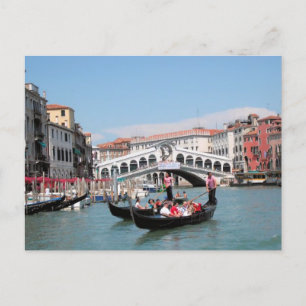 Carte postale du canal de Venise
