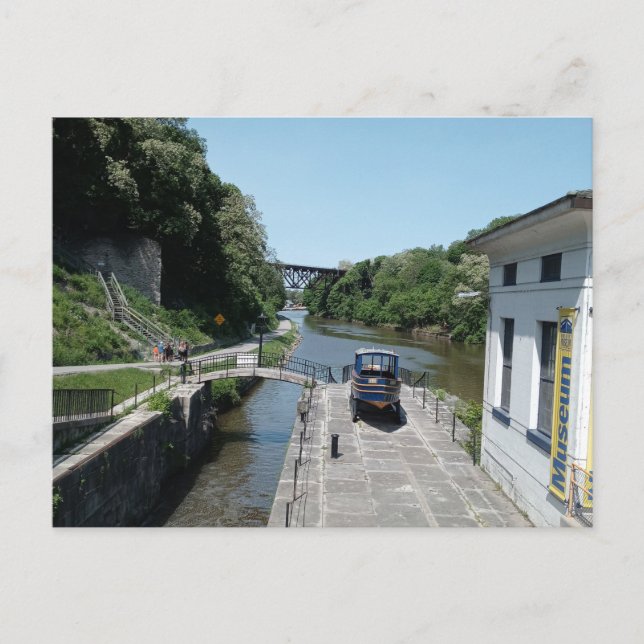 Carte postale du canal Erie (Devant)