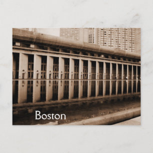 Carte postale du centre Christian Science de Bosto