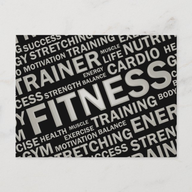 Carte postale du centre de conditionnement physiqu (Devant)