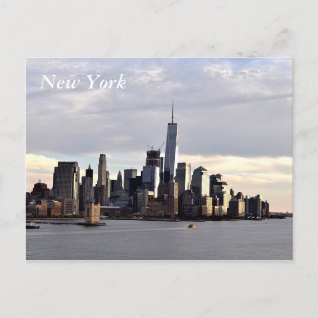 Carte postale du centre-ville de New York (Devant)