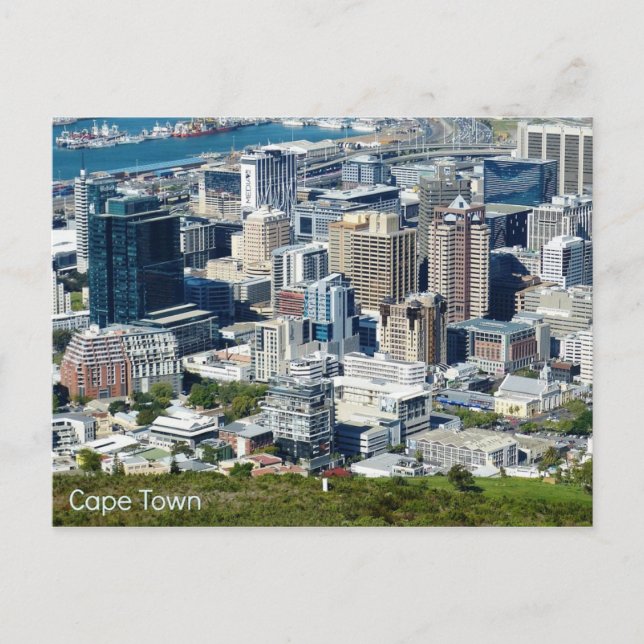 Carte postale du centre-ville du Cap, Afrique du S (Devant)