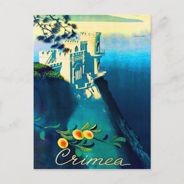 Carte postale du château de Crimée (Devant)