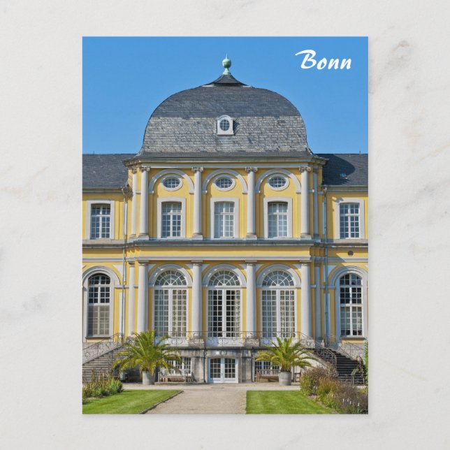 Carte postale du château de Poppelsdorf (Devant)