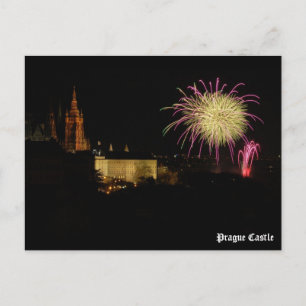 Carte postale du château de Prague