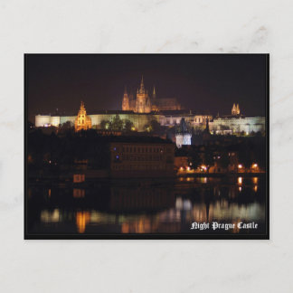 Carte postale du château de Prague