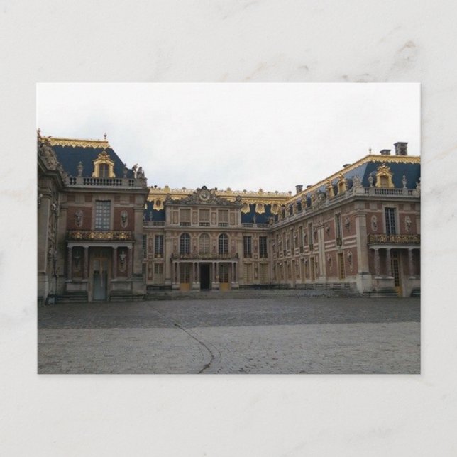 Carte postale du château de Versailles (Devant)