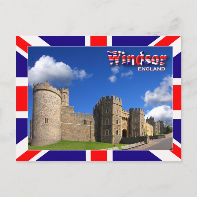 Carte postale du château de Windsor (Devant)