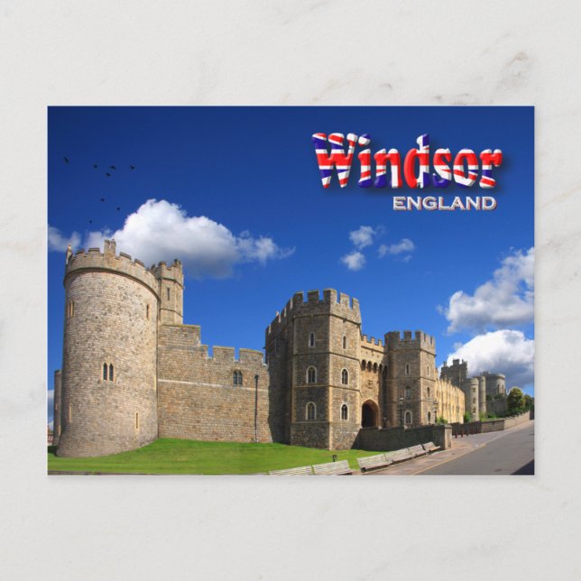 Carte postale du château de Windsor (Devant)