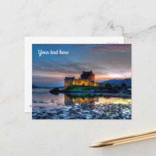 Carte postale du château d'Eilean Donan, Écosse