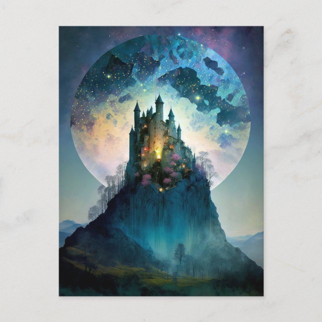 Carte postale du château d'Imaginaire magique (Devant)
