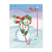 Carte postale du club de Sucre de canne de Noël de