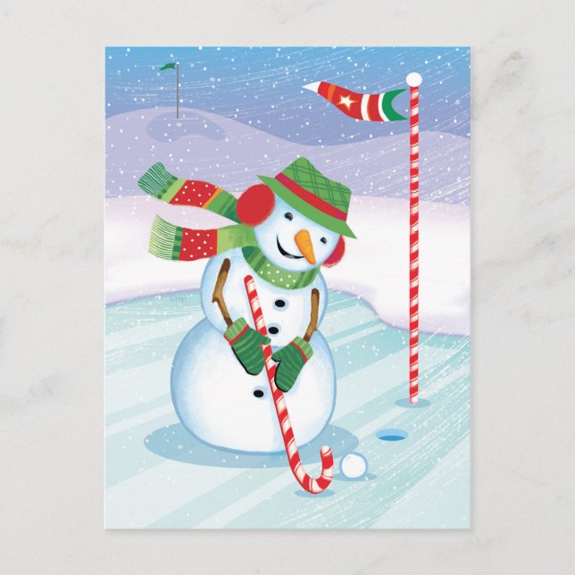 Carte postale du club de Sucre de canne de Noël de (Devant)
